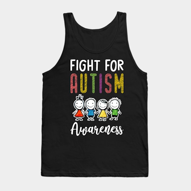 Fight For Autism Awareness Tank Top by zaymen.bouragba